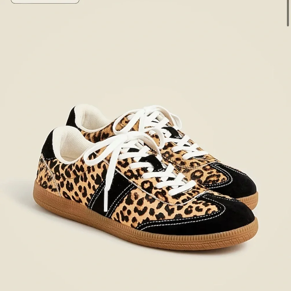 J. Crew J.Crew field sneakers in calf hair CE206